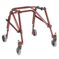 Inspired By Drive Nimbo 2G Lightweight Posterior Walker, Small, Castle Red ka2200-2gcr
